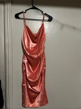 fashion nova red leather dress | Dresses | Fashion Nova Dark Faux Stretchy Bustier Midi Sz L Party Glam Layered_Dress